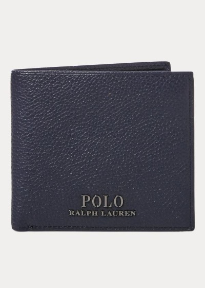 Men's Polo Ralph Lauren Pebbled Leather Wallet | 321548CNH